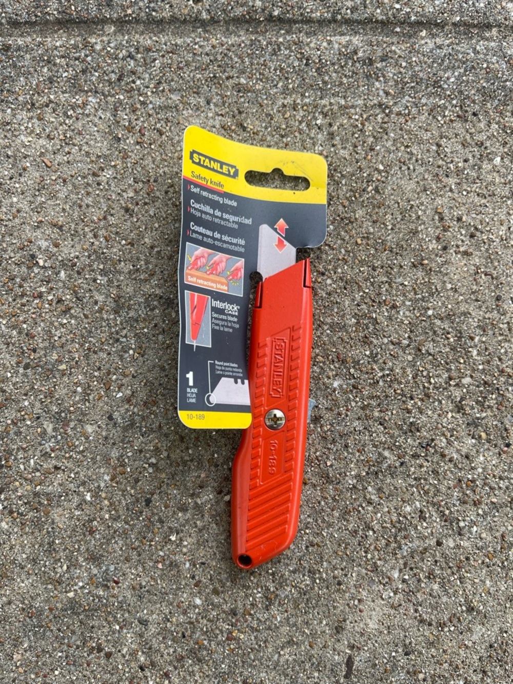 Stanley Utility Safety Knife with Retractable Blade